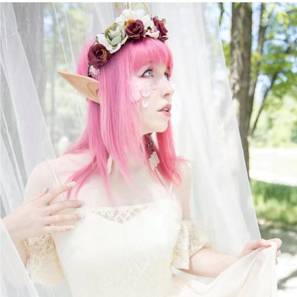 🎁 Elf Fairy Ears Halloween Costume Cosplay - Picture 1 of 7